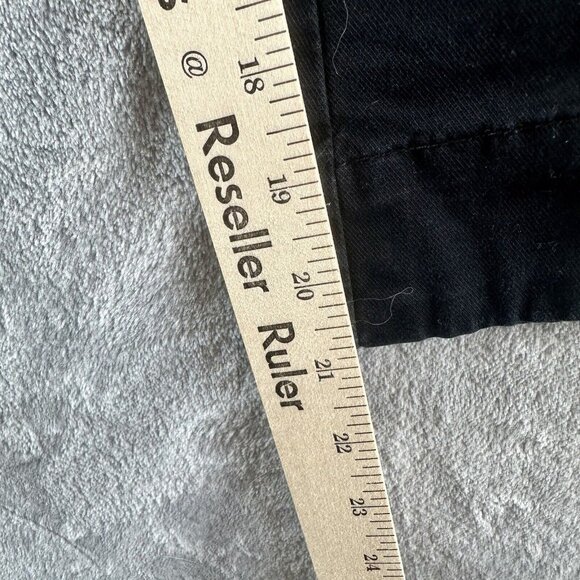 Torrid Crop Pants Size 22 Womens Plus Black Straight Elastic Cuff Ankle Pockets - Picture 6 of 10